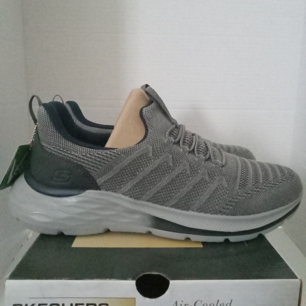 Skechers Streetwear Garner-Crispin 210671 Men's Relaxed Fit Charcoal Size 9 New